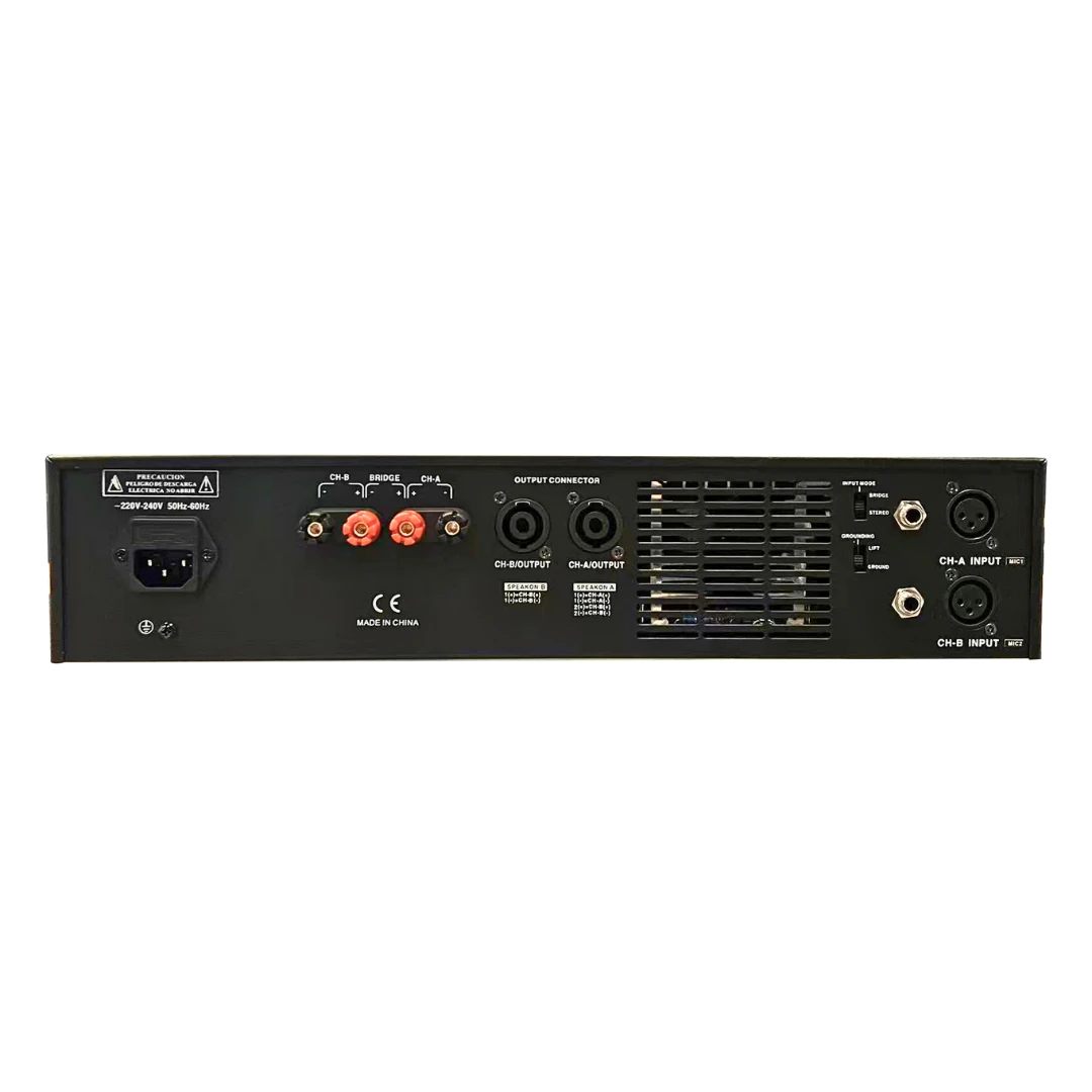 Bofmann TP-300S 2x150 Watt Profesyonel Stereo Amplifikatör Detay