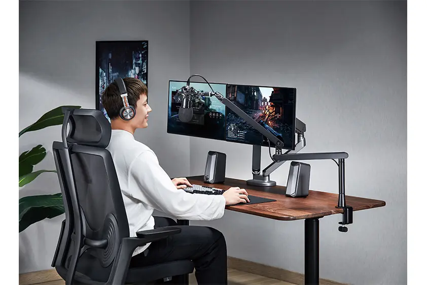 Oxid MMS-08 broadcast stüdyo gaming mikrofon standı genel görünüm