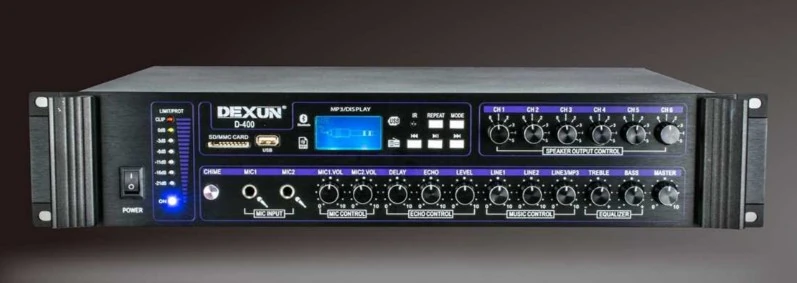 Dexun D-400 500W Mikser Amfi 6 bögeli