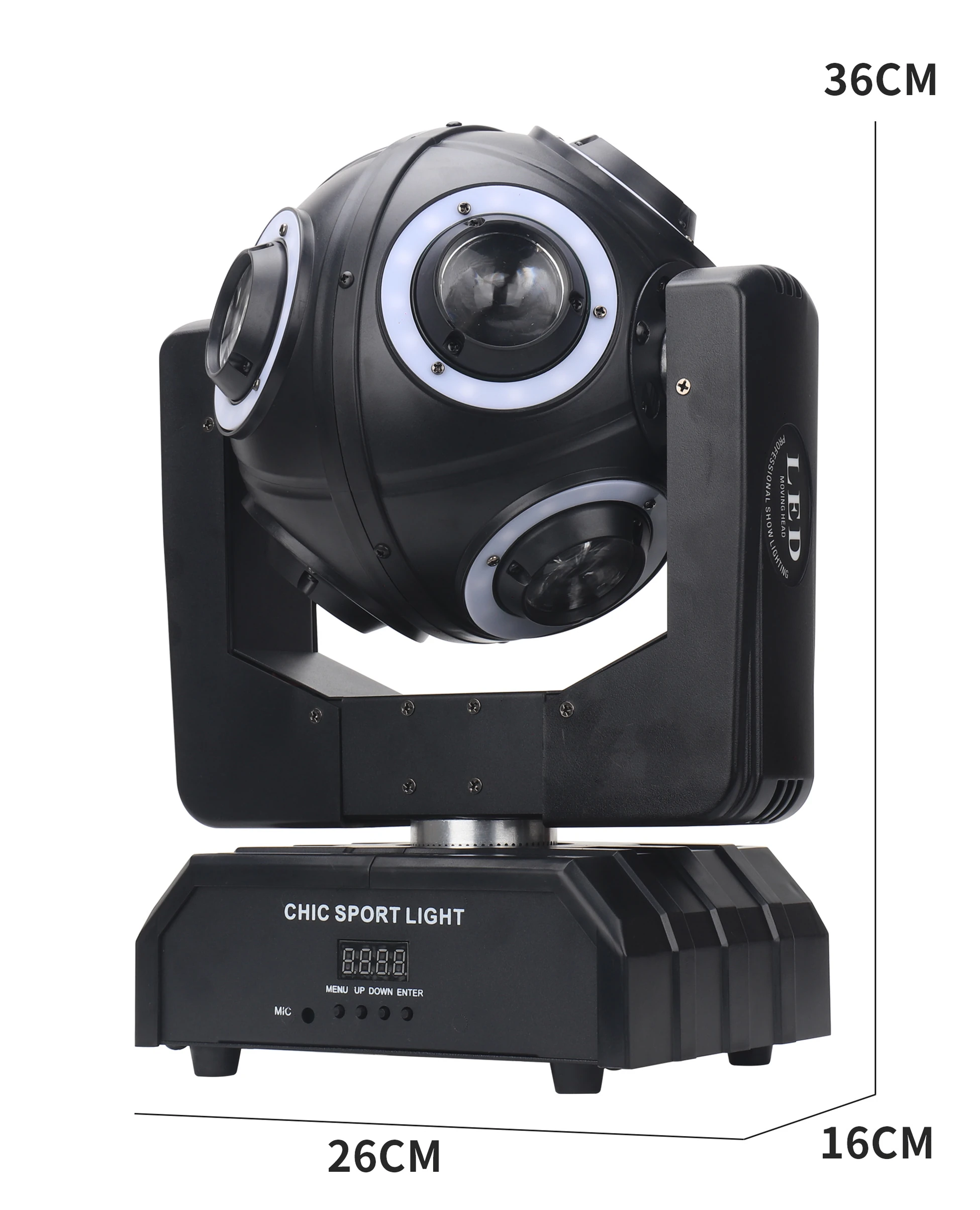 D-Light Dl-10F Football Moving Head Light detay