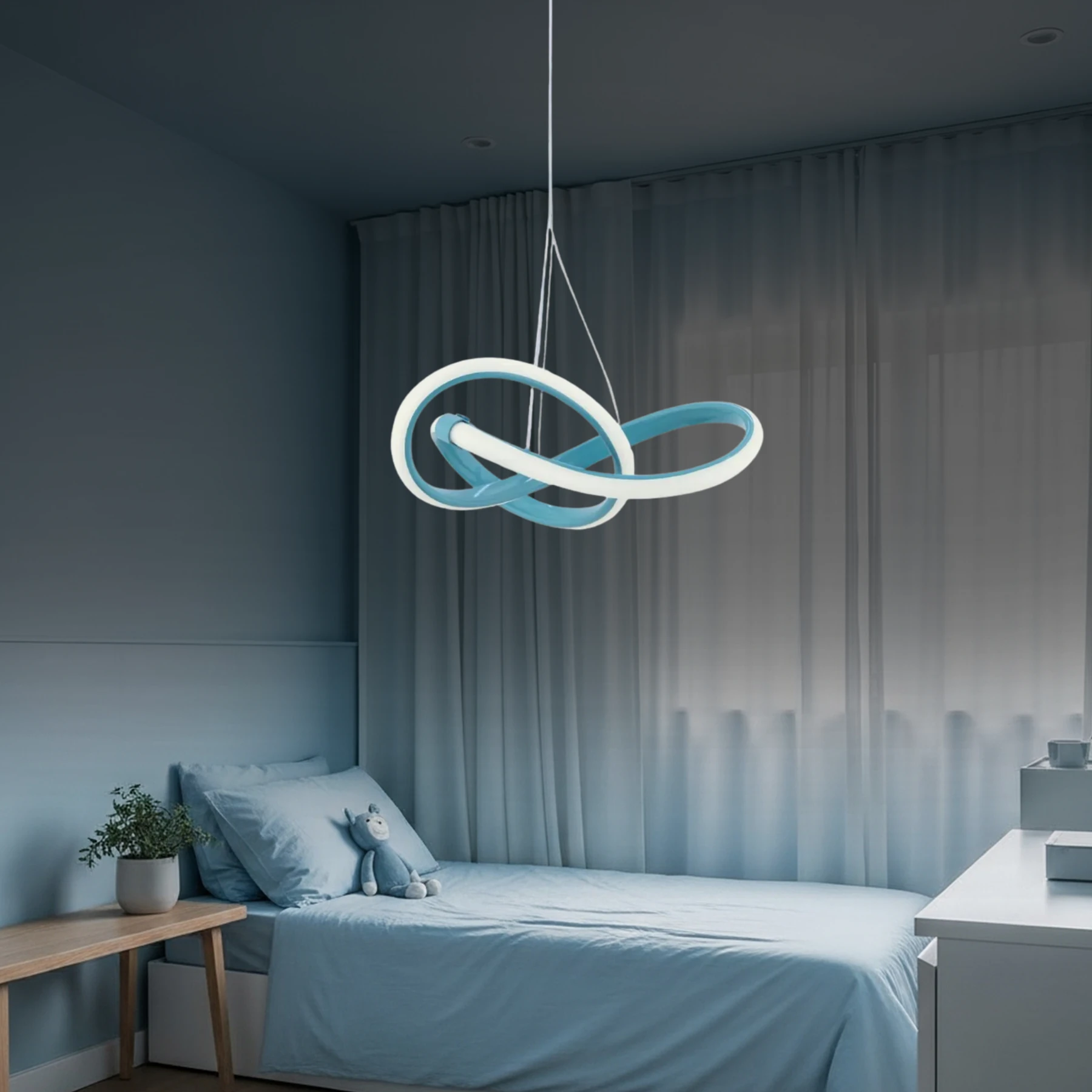 Bonana Modern Tasarım Led Sarkıt Avize - Beyaz Işık