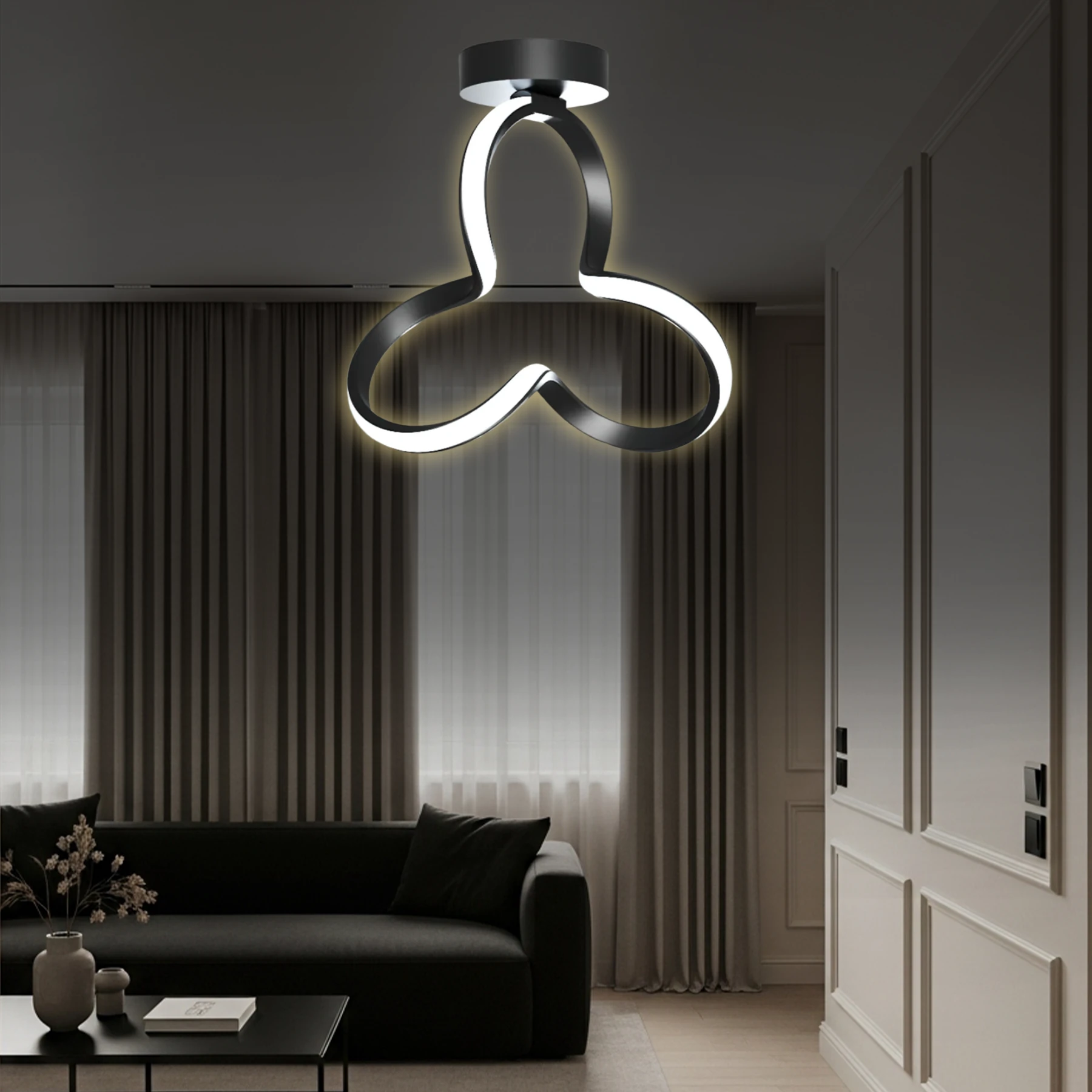 Clovia Modern Tekli Plafonyer Led Avize