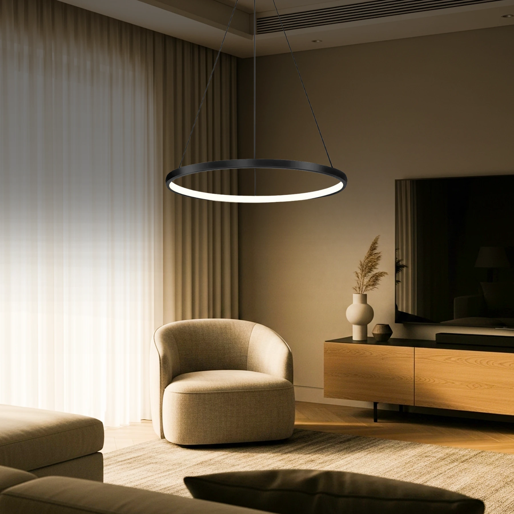 Ringo Modern Tasarım Sarkıt Led Avize - Ultra Led Beyaz Işık