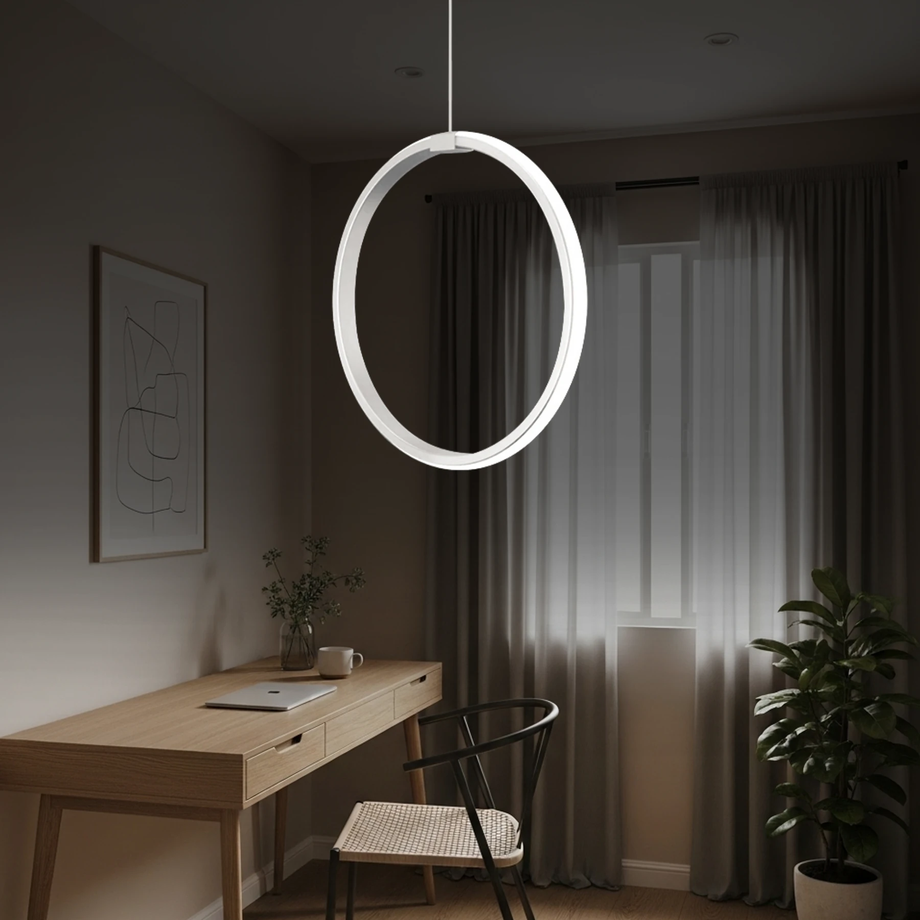 Ringosso Modern Sarkıt Led Avize - Ultra Ledli