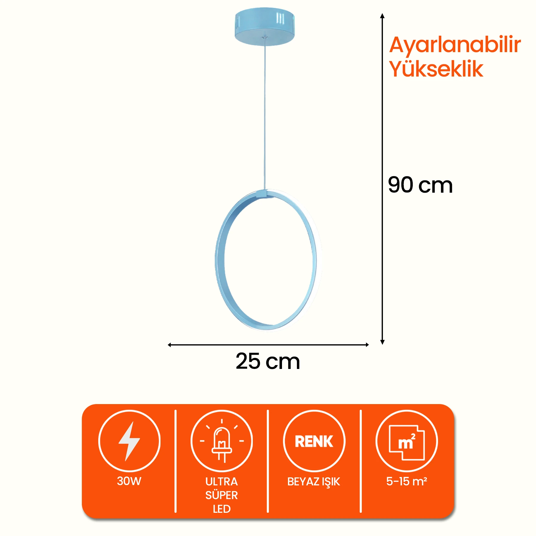 Ringosso Modern Sarkıt Led Avize