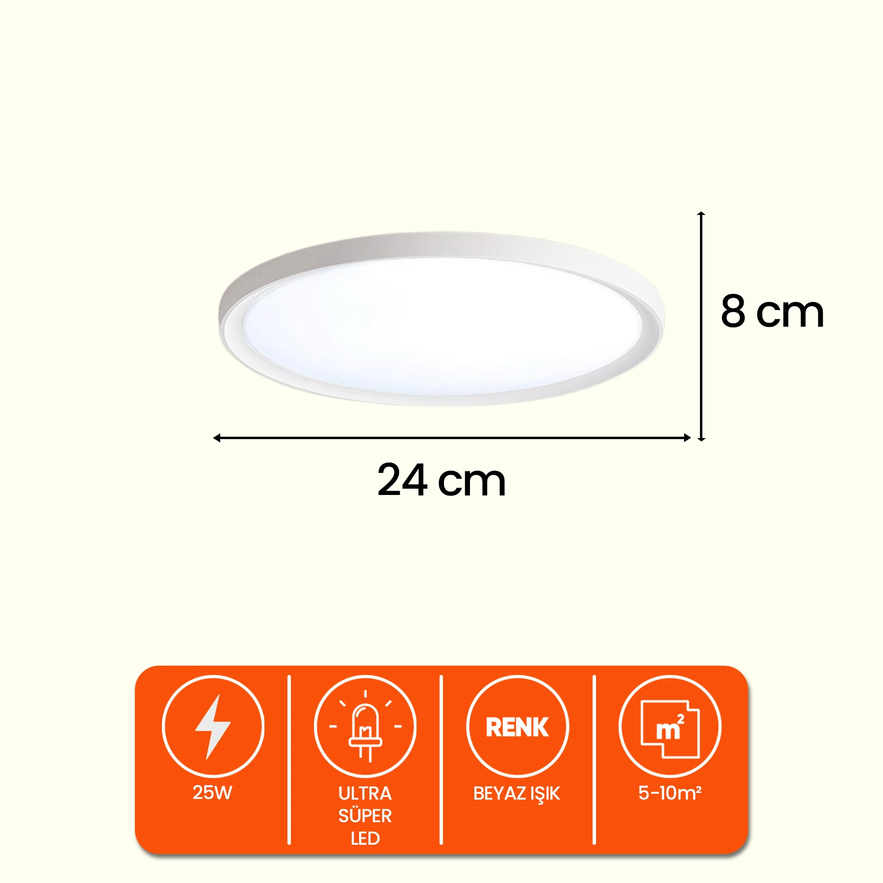 Modern Ultra Power Led Plafonyer Avize