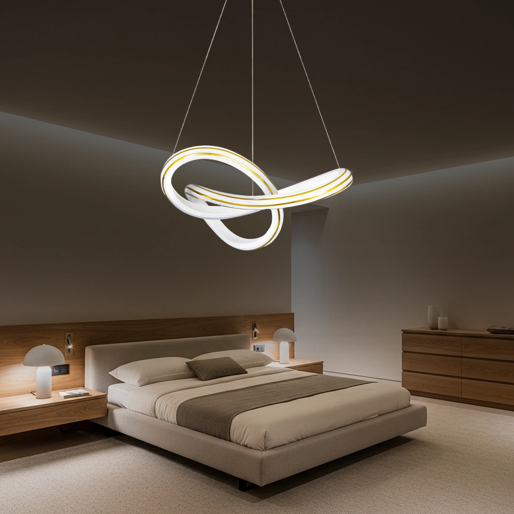 Aleyo Özel Tasarım Sarkıt Avize - Ultra Led Beyaz Işık