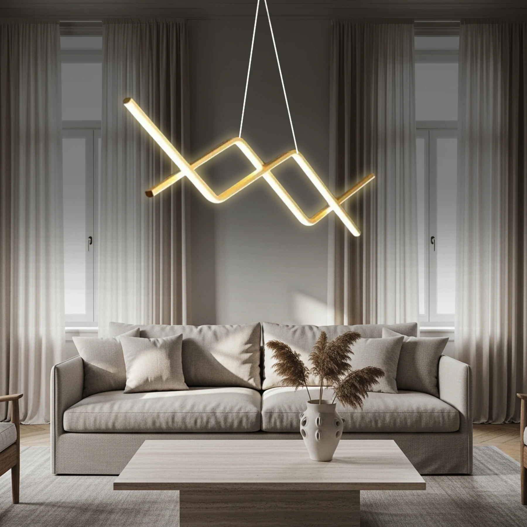 Rana Modern Tasarım Sarkıt Led Avize