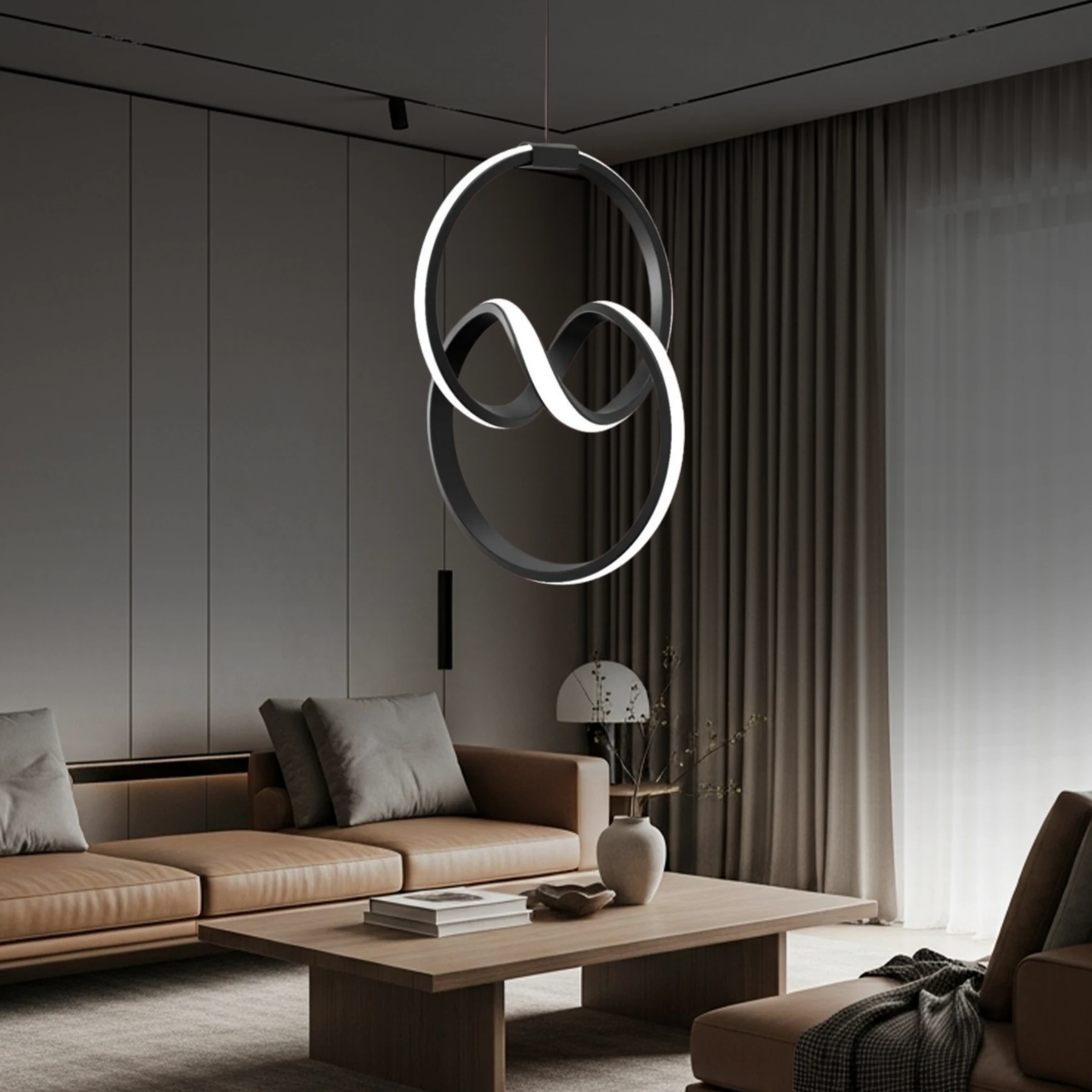 Emila Modern Sarkıt Led Avize - Ultra Ledli