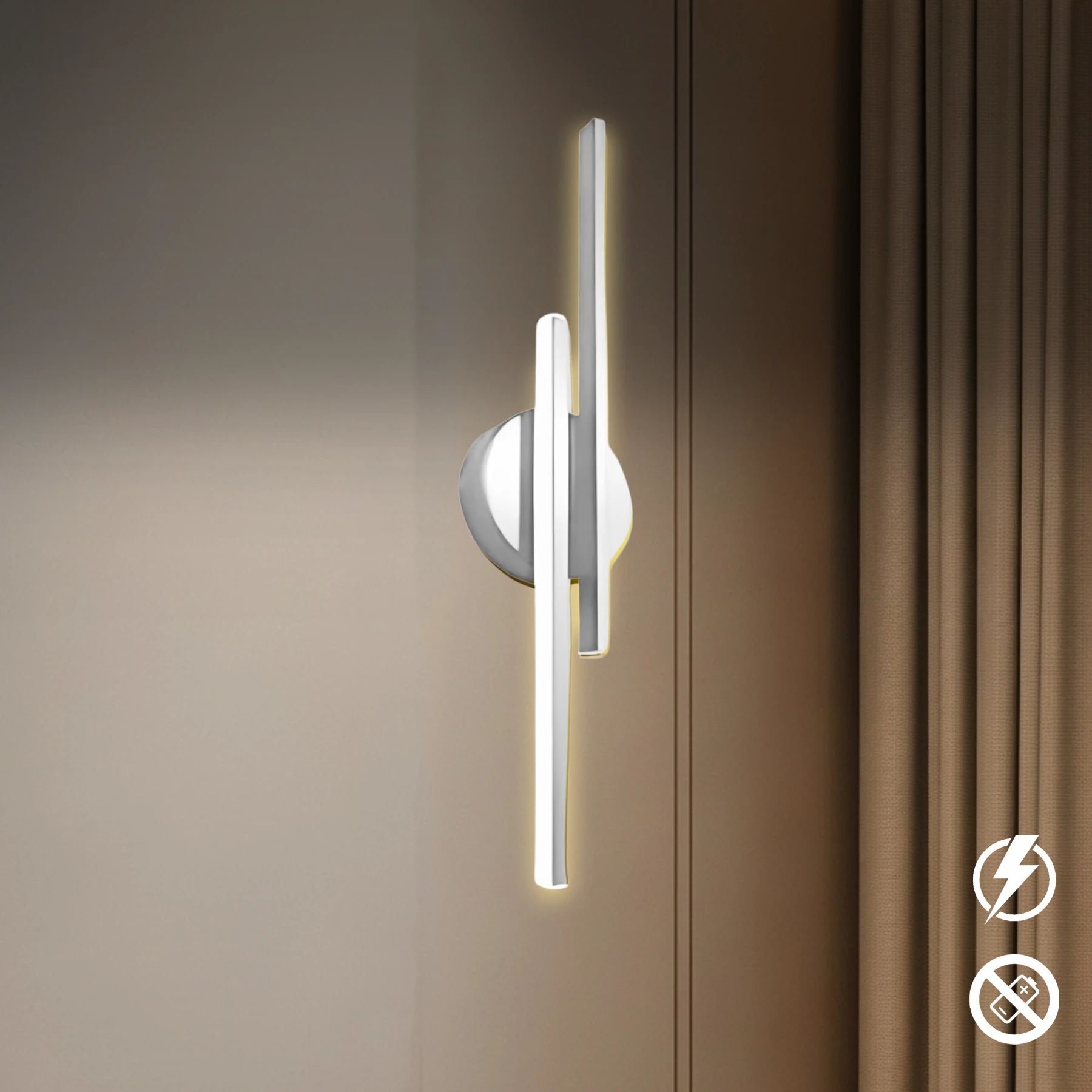  Adelya Beyaz Modern Dekoratif Ledli Aplik - Günışığı