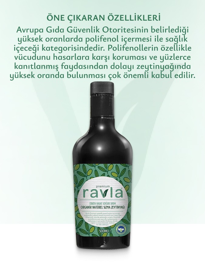 Ravla Bio-Olivenöl extra vergine mit hohem Polyphenolgehalt – 500 ml