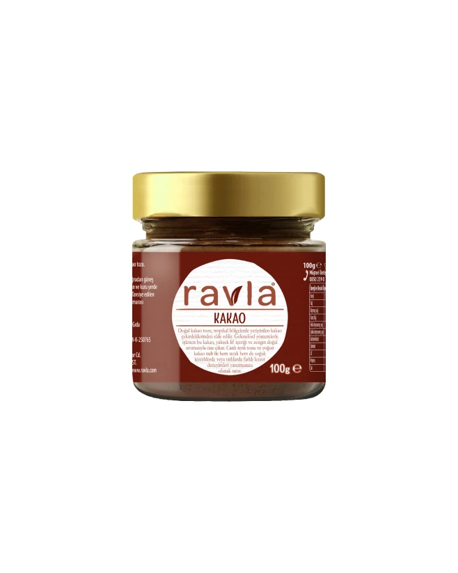 Ravla Naturel Kakao Tozu - 100g (x10)