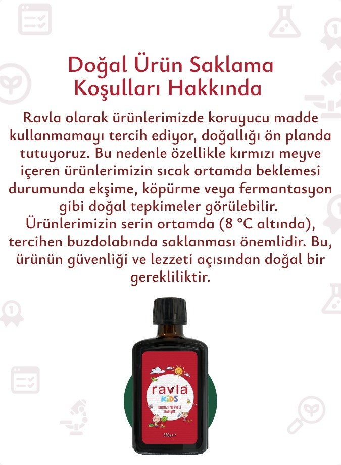 Ravla Kids Kırmızı Meyveli Karışım - 330g