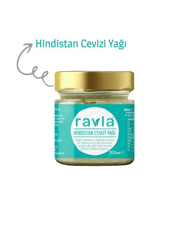 Ravla Hindistan Cevizi Yağı - 200ml 