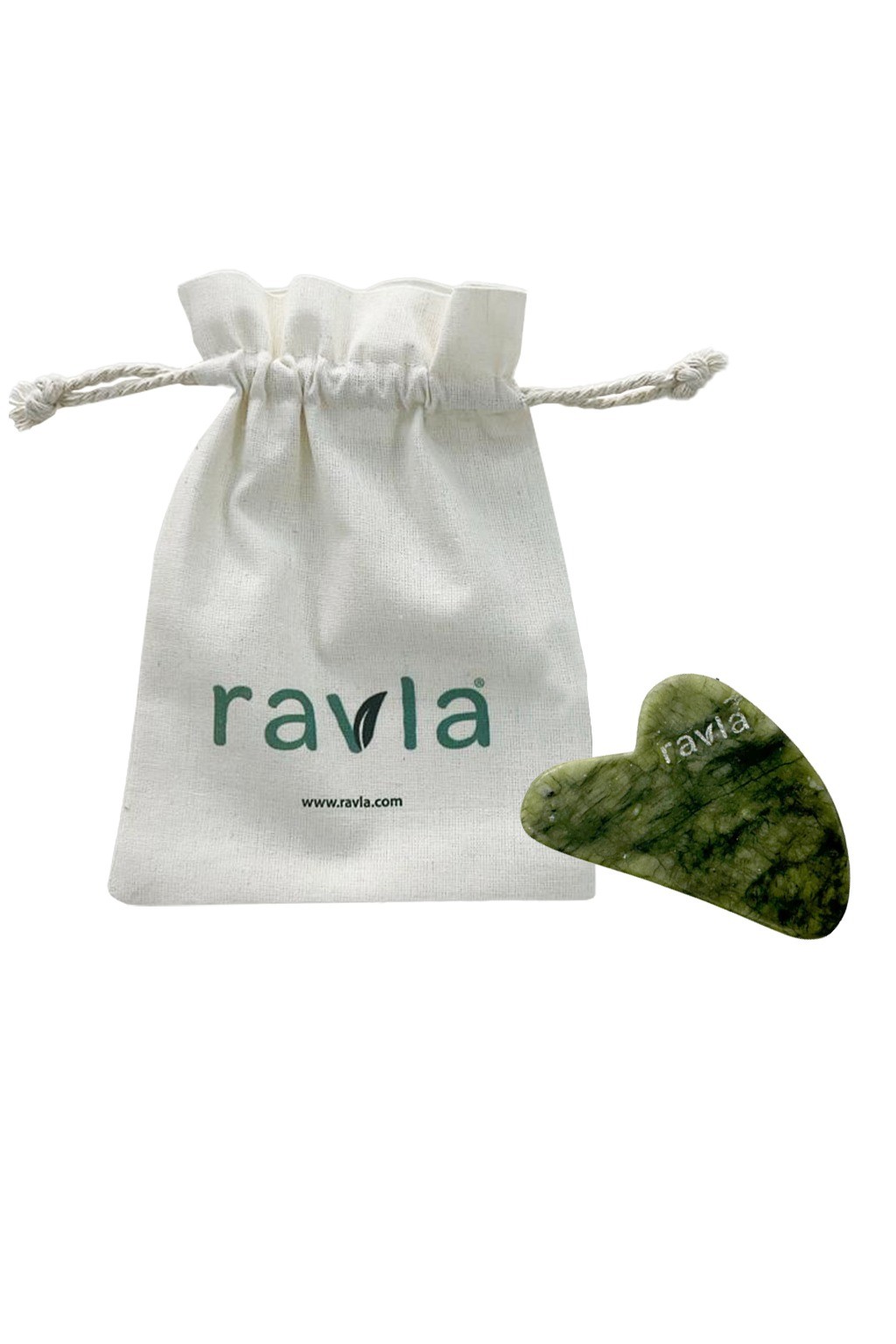 Ravla Yeşim Gua Sha Yüz Masaj Taşı