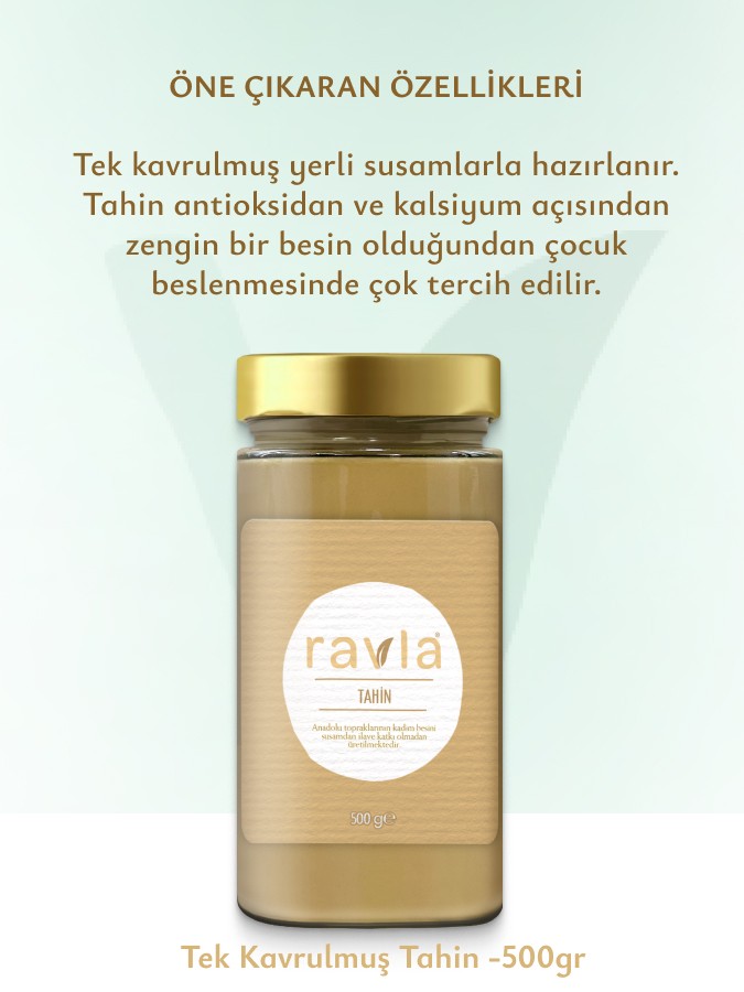 Ravla Kavrulmuş Tahin (Salmonella Analizli)- 500g