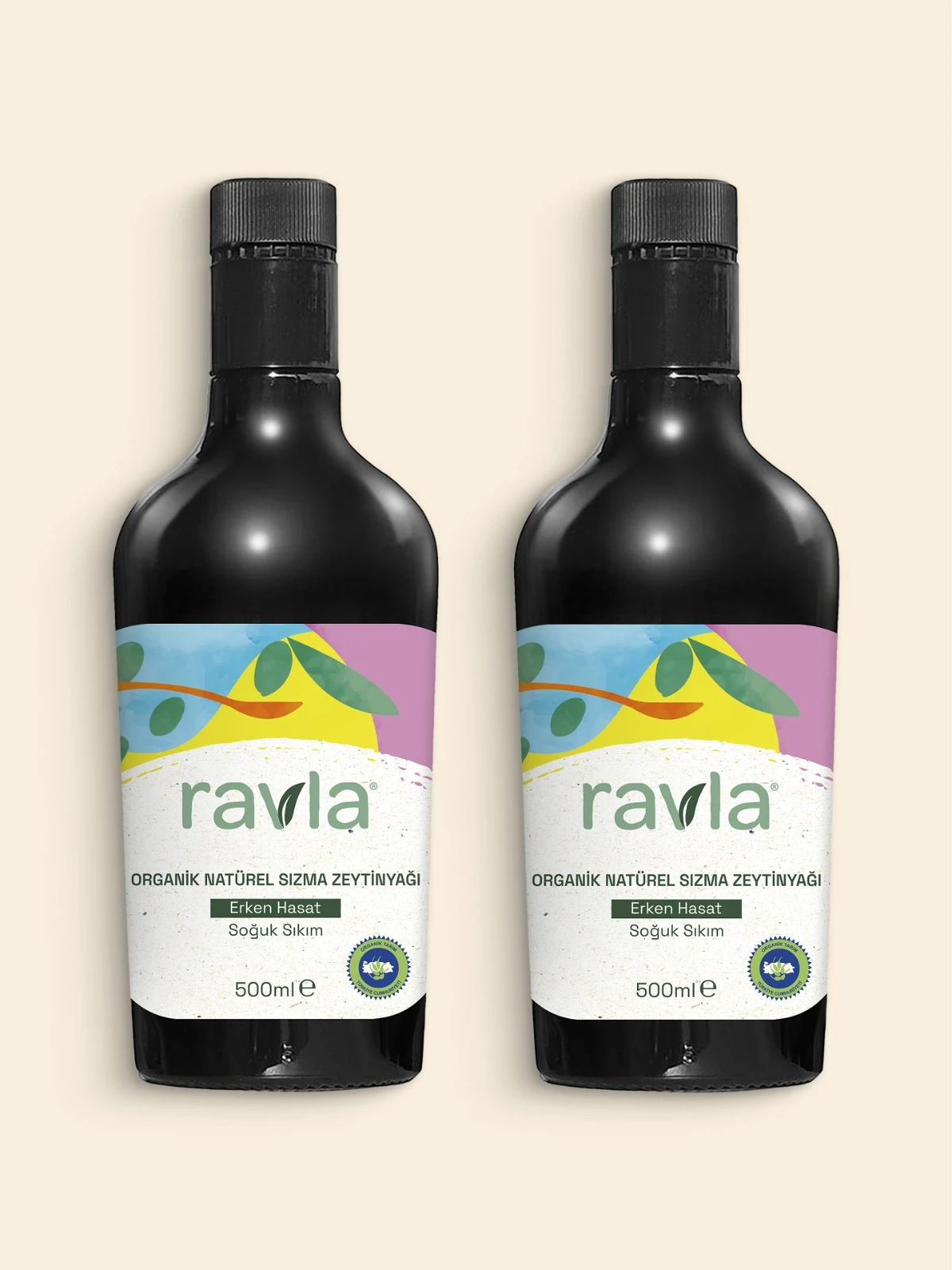 Ravla Organik Erken Hasat Zeytinyağı – İçimlik 500 ml