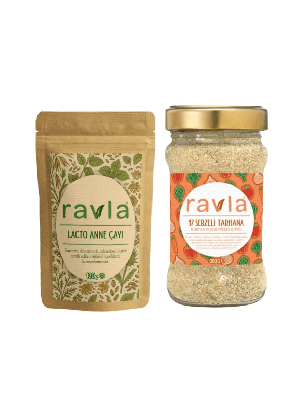 2'li Ürün - Ravla Lacto Anne Çayı - 120g / Ravla 17 Sebzeli Tarhana - 200g