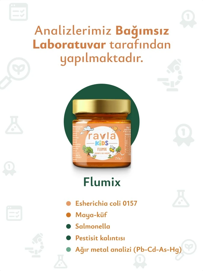 Ravla Flumix Baharatlı Bal Karışımı - 250g