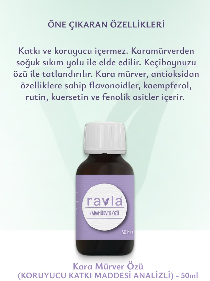 Kara Mürver Özü (KORUYUCU KATKI MADDESİ ANALİZLİ) - 50ml