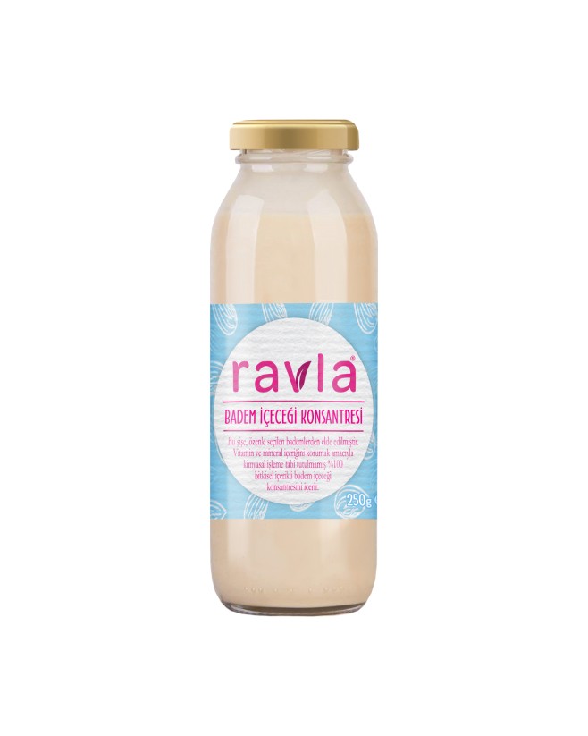 Ravla Badem İçeceği Konsantresi (Ağır Metal Analizli) - 250g