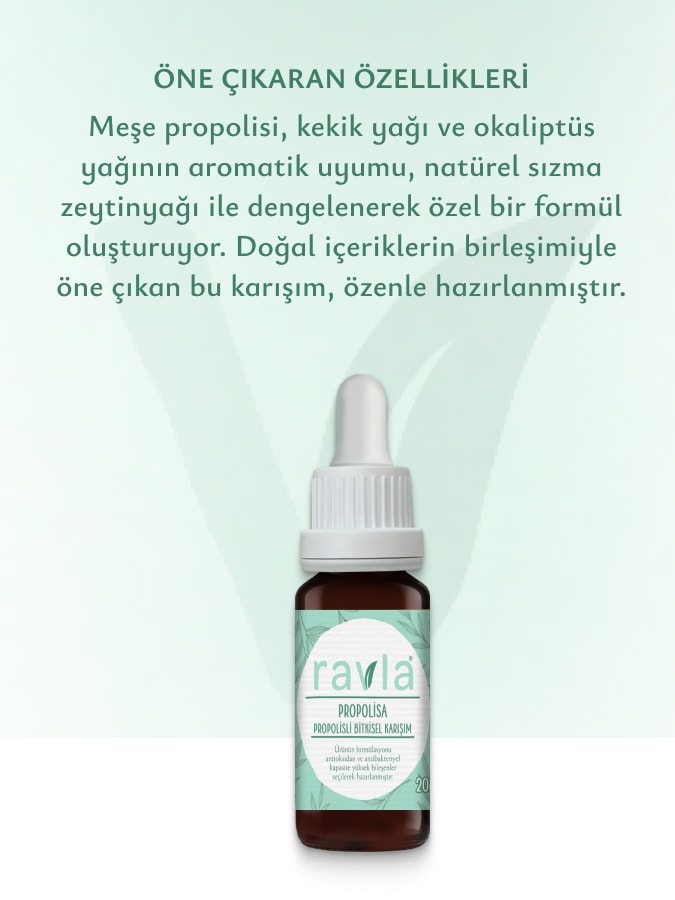 Ravla Propolisa Propolisli Bitkisel Karışım - 20ml