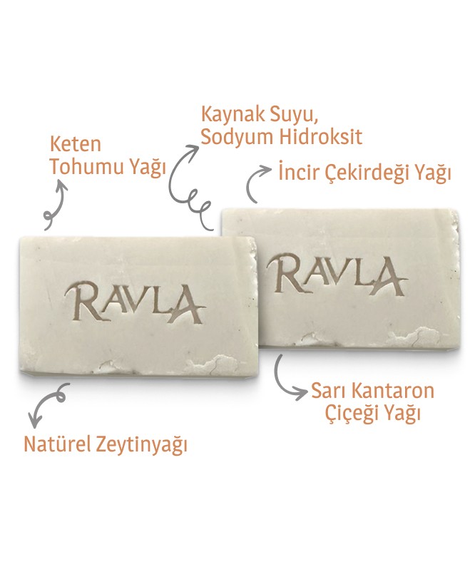 Ravla Değerli Yağlar Sabunu - 180-190g (2 Adet) 
