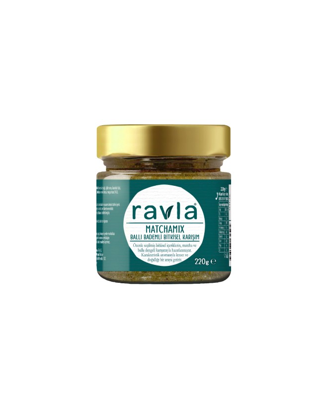 Ravla Matchamix Ballı Bademli Bitkisel Karışım - 220g