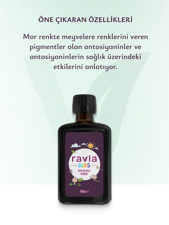 Ravla Kids Mor Meyveli Karışım - 330g