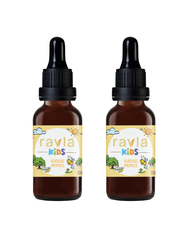 2'li Ürün - Ravla Kids Alkolsüz Propolis 20ml