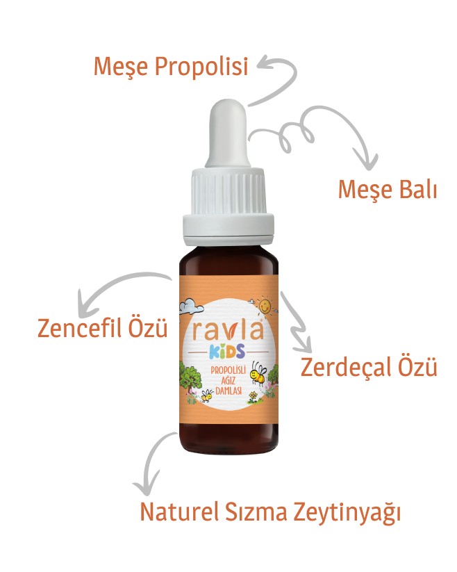 Ravla Kids Propolisli Ağız Damlası - 20ml