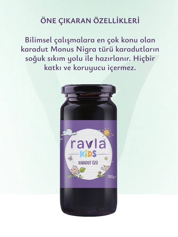 Ravla Kids Karadut Özü - 280g
