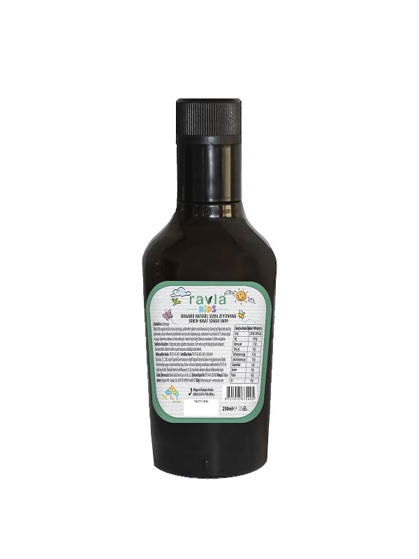 Ravla Kids Yüksek Polifenollü Organik Naturel Sızma Zeytinyağı - 250ml