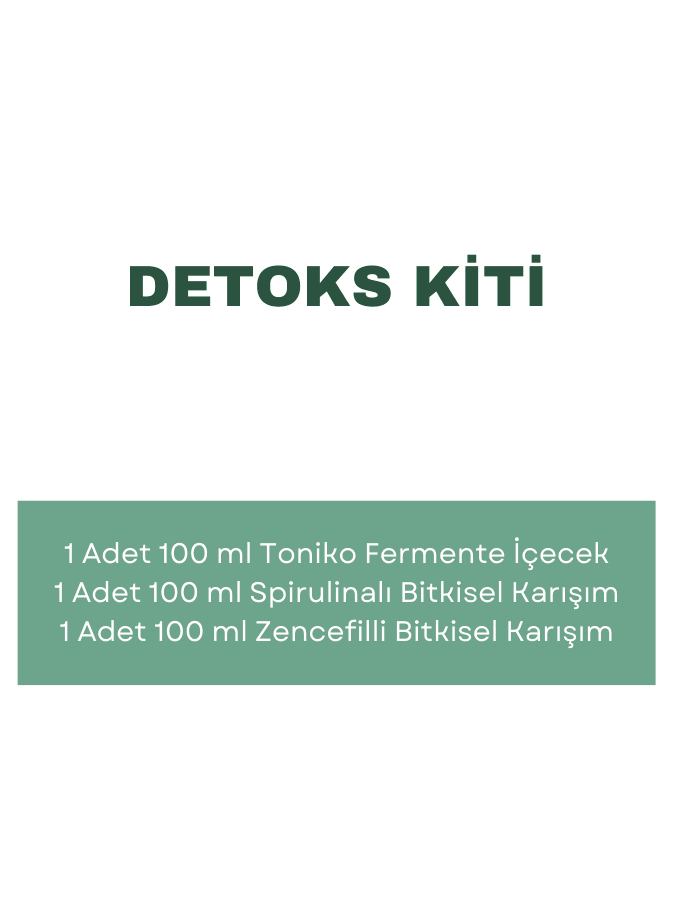 3’lü Ürün - Detoks Kiti