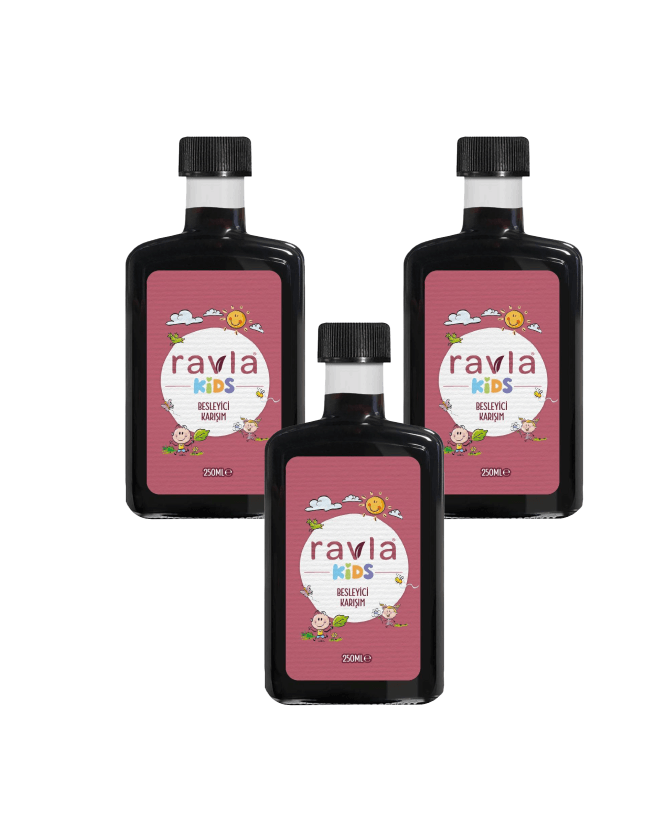 3'lü Ürün - Ravla Kids Besleyici Karışım 250ml