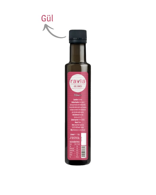 Ravla Gül Sirkesi - 250ml