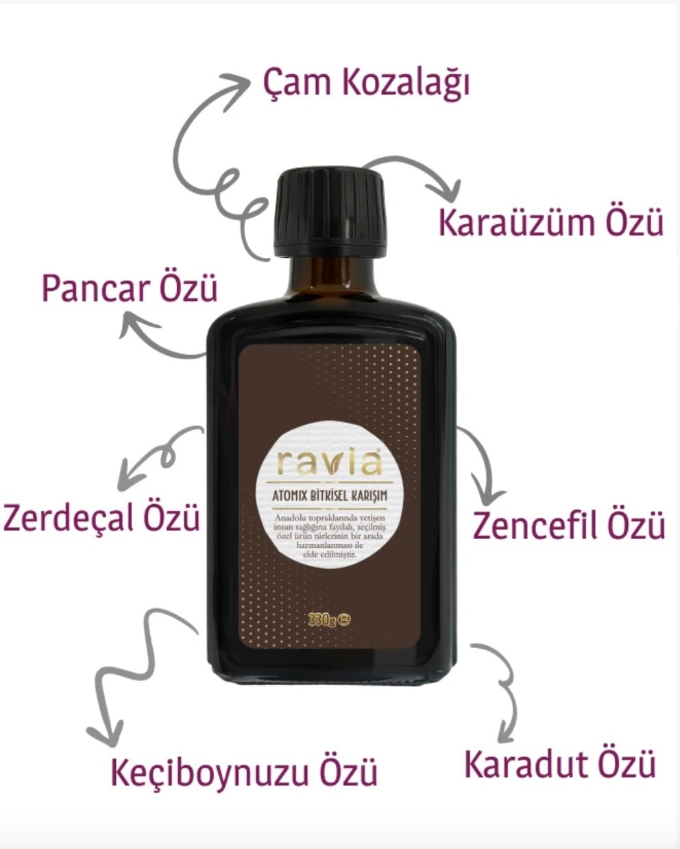 Ravla Atomix Bitkisel Karışım - 330g