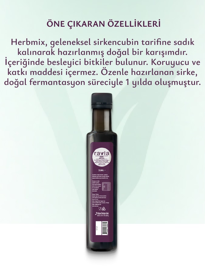 Ravla Herbmix Fermente İçecek - 250ml
