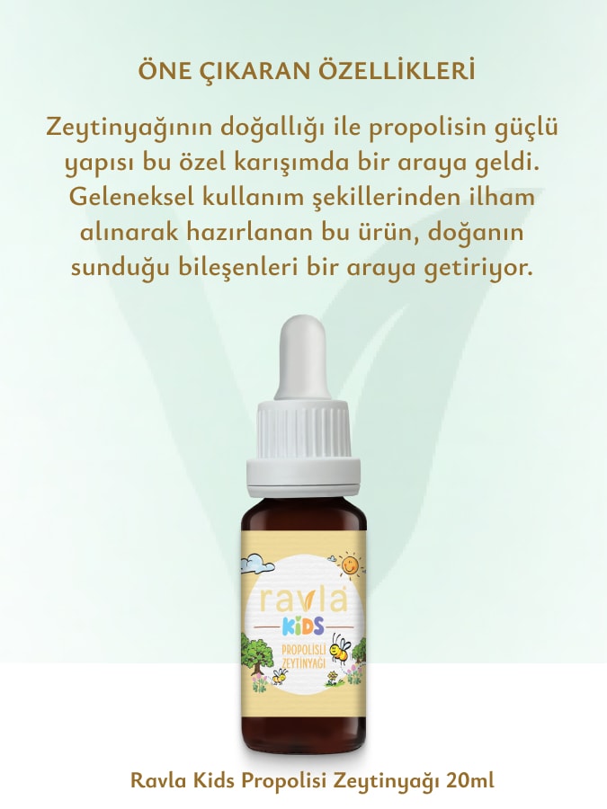 Ravla Kids Propolisli Zeytinyağ - 20ml