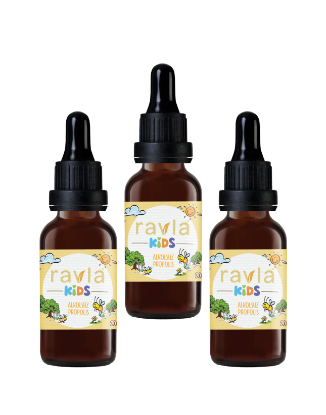 3'lü Ürün - Ravla Kids Alkolsüz Propolis 20ml