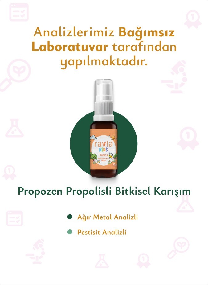 Ravla Kids Propozen Propolisli Bitkisel Karışım - 20ml