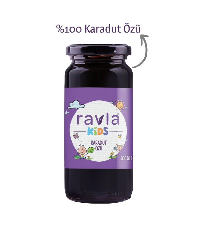 Ravla Kids Karadut Özü (Hmf Analizli ve Katkı Koruyucu Maddesi Analizli) - 300g