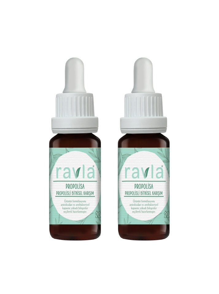 2'li Ürün - Ravla Propolisa Propolisli Bitkisel Karışım - 20ml
