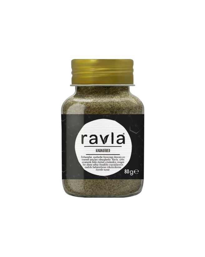 Ravla Karabiber (Ağır Metal ve Pestisit Analizli) - 80g