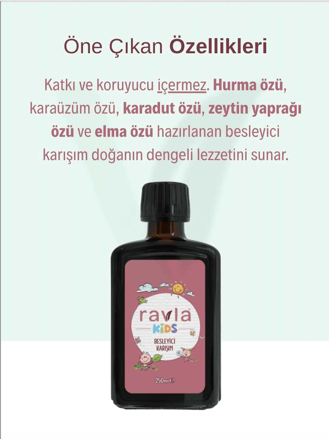 3'lü Ürün - Ravla Kids Besleyici Karışım 250ml