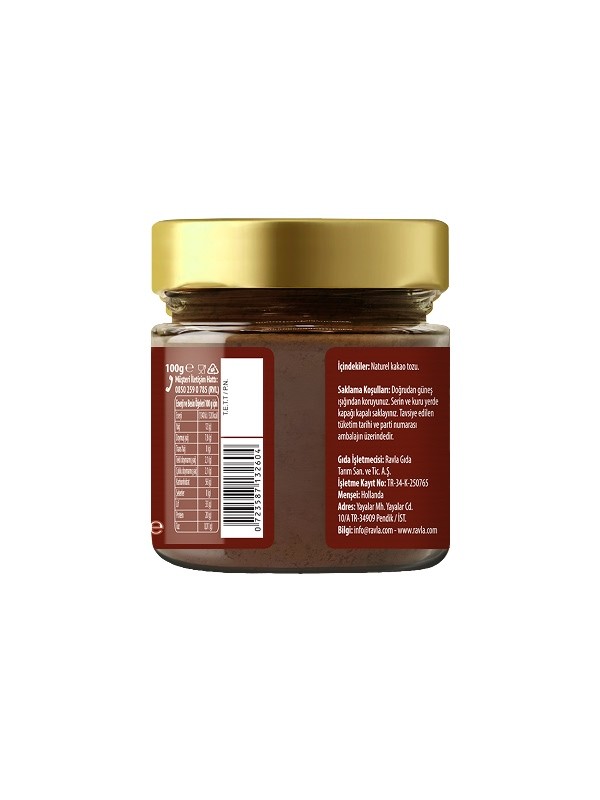 Ravla Naturel Kakao Tozu - 100g