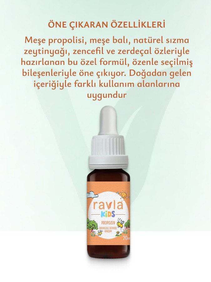Ravla Kids Propozen Propolisli Bitkisel Karışım - 20ml
