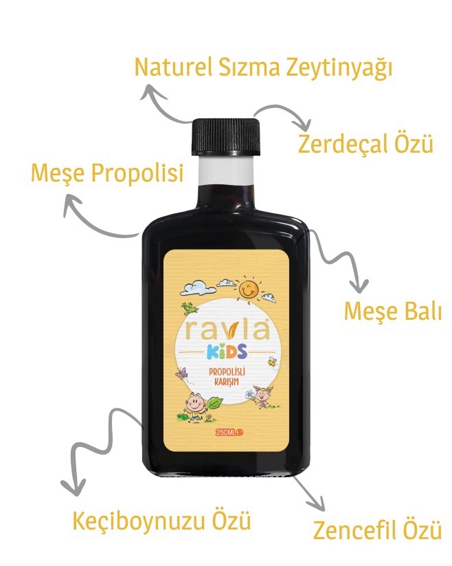 Çocuklar Için Özel Zencefilli Propolisli (Hmf Analizli) -250ml