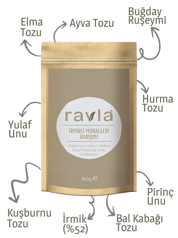 Ravla İrmikli Muhallebi Karışımı - 300g