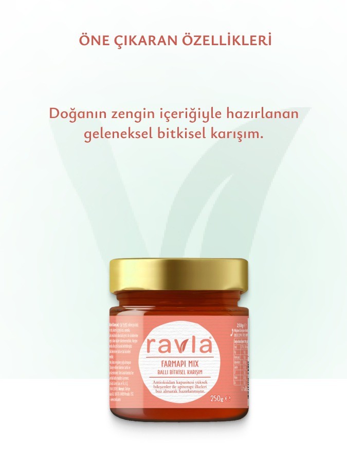 Ravla Farmapi Mix Ballı Bitkisel Karışım - 250g